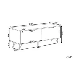 Beliani TV-kast HALSTON - Lichte Houtkleur Vezelplaat -VIDAL Salle De Bain Winkel 018044b3ee9445e59466a7a7062a5db1