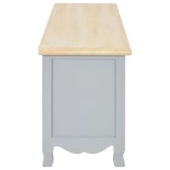 VidaXL Tv-meubel 120x30x40 Cm Hout Grijs -VIDAL Salle De Bain Winkel 058acc8316e4467cb3154e11bb6b9492