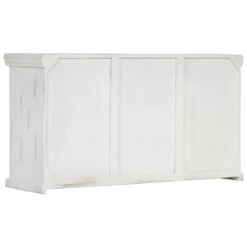 VidaXL Dressoir 140x40x74 Cm Massief Mangohout Wit -VIDAL Salle De Bain Winkel 1000005569 0103