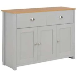 VidaXL Dressoir 112x35x81 Cm Grijs