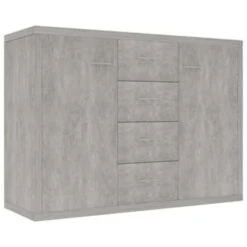 VidaXL Dressoir 88x30x65 Cm Spaanplaat Betongrijs