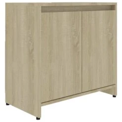 VidaXL Badkamerkast 60x33x61 Cm Spaanplaat Sonoma Eikenkleurig