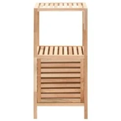 VidaXL Badkamerkast 39,5x35,5x86 Cm Massief Walnotenhout -VIDAL Salle De Bain Winkel 1000026723 0102