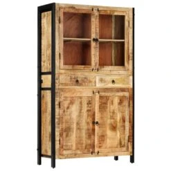 VidaXL Hoge Kast 100x40x175 Cm Massief Mangohout