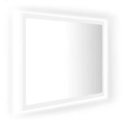 VidaXL Badkamerspiegel LED 60x8,5x37 Cm Acryl Wit