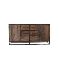 Giga Meubel Dressoir Hout - 180x40x90cm - Dressoir Lio