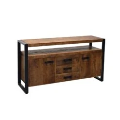 Livingfurn - Dressoir Strong 145 Cm - Mangohout