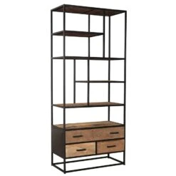 Livingfurn - Kabinetkast Dakota - 40x90x200cm - Riverwood