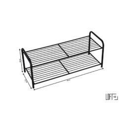 LOFT42 Lace Schoenenrek - Metaal - Zwart 5 LOFT42 Lace Schoenenrek - Metaal - Zwart -VIDAL Salle De Bain Winkel 1000032549 0102