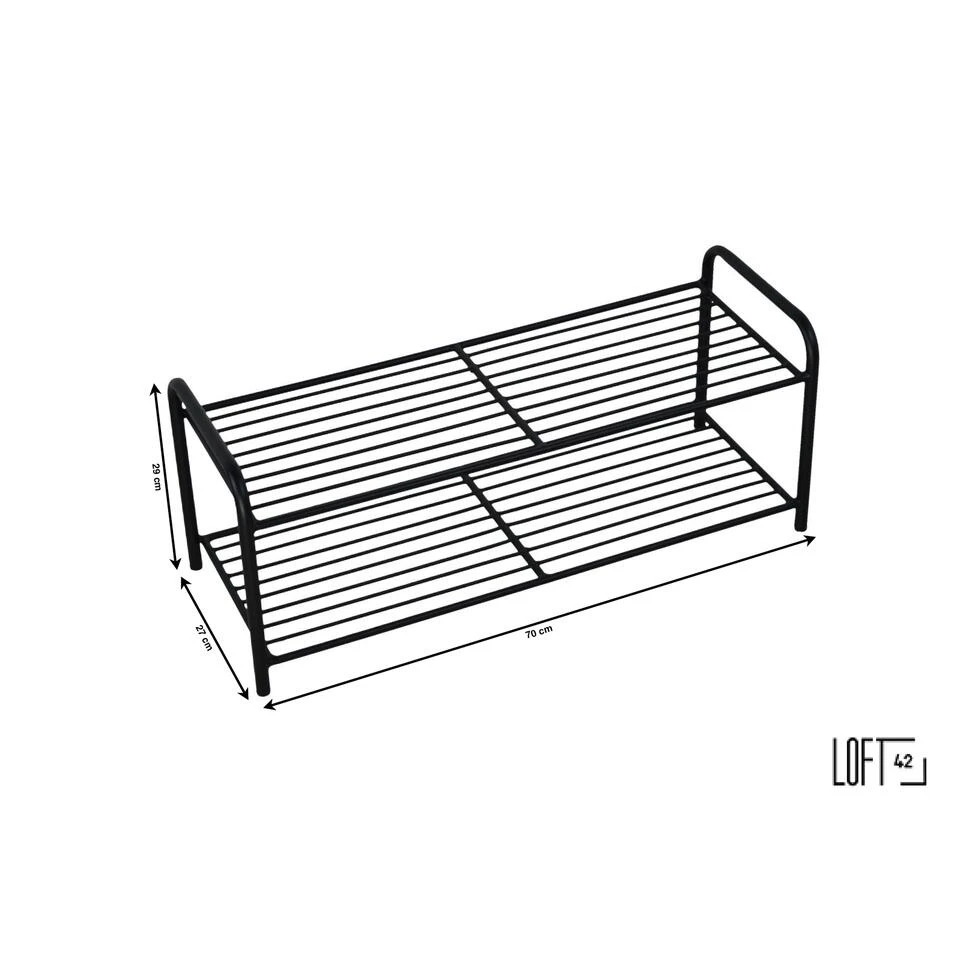 LOFT42 Lace Schoenenrek - Metaal - Zwart 3 LOFT42 Lace Schoenenrek - Metaal - Zwart - Afbeelding 3