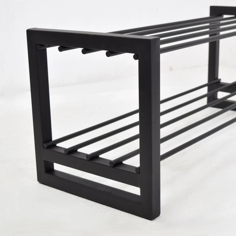 LOFT42 Hall Schoenenrek - Metaal - Zwart 3 LOFT42 Hall Schoenenrek - Metaal - Zwart - Afbeelding 3