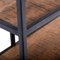 Giga Meubel Wandkast Hout/IJzer - 7 Vakken - 110x36x210cm - Ruben -VIDAL Salle De Bain Winkel 1000041536 0103