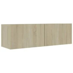 VidaXL Tv-meubel 100x30x30 Cm Bewerkt Hout Sonoma Eikenkleurig