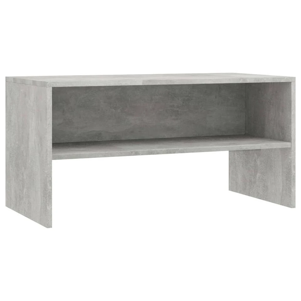 VidaXL Tv-meubel 80x40x40 Cm Bewerkt Hout Betongrijs 1 VidaXL Tv-meubel 80x40x40 Cm Bewerkt Hout Betongrijs