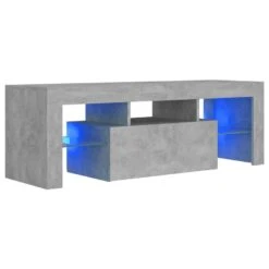 VidaXL Tv-meubel Met LED-verlichting 120x35x40 Cm Betongrijs