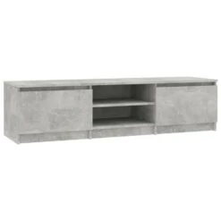 VidaXL Tv-meubel 140x40x35,5 Cm Bewerkt Hout Betongrijs