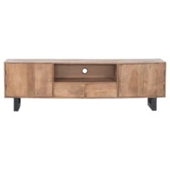 Giga Meubel Tv-meubel Mangohout - Metaal - 2-lades - Myrthe