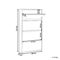 Beliani Commode TORRENS - Paars Staal -VIDAL Salle De Bain Winkel 1000045753 0102