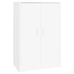 VidaXL Schoenenkast 60x35x92 Cm Spaanplaat Wit