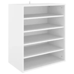 VidaXL Schoenenkast 60x35x70 Cm Spaanplaat Wit