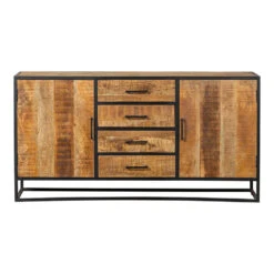 Dressoir San Antonio 165cm - Mangohout - Bruin - Rechthoekig -VIDAL Salle De Bain Winkel 1000052240 0102