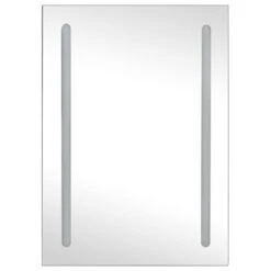 VidaXL Badkamerkast Met Spiegel En LED 50x13x70 Cm -VIDAL Salle De Bain Winkel 1000055838 0103