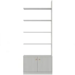 WOOOD Madu Uitbreiding Tbv Boekenkast Grenen Wolkengrijs [Fsc]