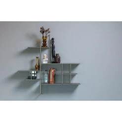 WOOOD Zach Wandkast - Metaal - Antique Grey - 87x91x17 5 WOOOD Zach Wandkast - Metaal - Antique Grey - 87x91x17 -VIDAL Salle De Bain Winkel 1000062297 0101