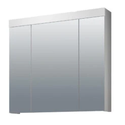 Hioshop Spiegelkast Devon Mdf - 3 Deurs - Wit