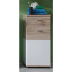 Hioshop Badkamerkast CampusBad Mdf - Wit -VIDAL Salle De Bain Winkel 1000062753 0111