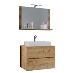 Hioshop BadkamerLendasM Mdf - Eiken