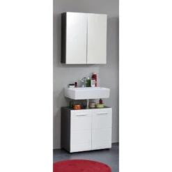 Hioshop Badkamer LineSkin Mdf - Wit