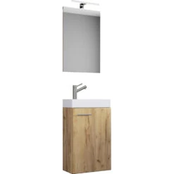 Hioshop Badkamer Slito Mdf - Wit