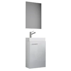 Hioshop Badkamer Victor Mdf - Wit