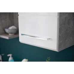 Hioshop Badkamerkast NanoBad Mdf - Wit -VIDAL Salle De Bain Winkel 1000062846 0111