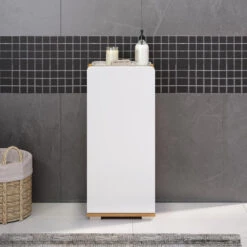 Hioshop Badkamerkast Ciara Mdf - Wit -VIDAL Salle De Bain Winkel 1000062847 0110