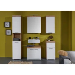 Hioshop Badkamerkast AmandaMando Mdf - Wit -VIDAL Salle De Bain Winkel 1000062899 0111