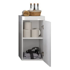 Hioshop Badkamerkast Devon Mdf - Wit -VIDAL Salle De Bain Winkel 1000062905 0111