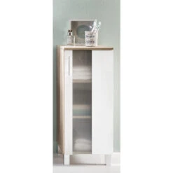 Hioshop Badkamerkast Porto Mdf - Wit -VIDAL Salle De Bain Winkel 1000063017 0110