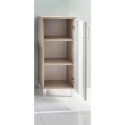 Hioshop Badkamerkast Porto Mdf - Wit -VIDAL Salle De Bain Winkel 1000063017 0111