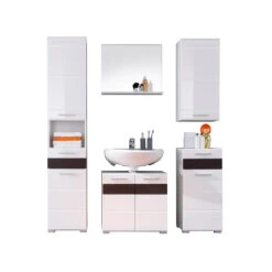 Hioshop Badkamerkast Mezzo Mdf - Wit -VIDAL Salle De Bain Winkel 1000063019 0111