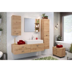 Hioshop Wastafel Geo Mdf - 60 Cm - Wit -VIDAL Salle De Bain Winkel 1000064579 0102