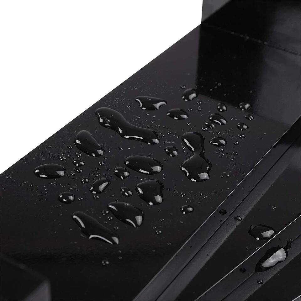 Set Van 3 Boekenplanken - U-vormige Wandplank - Zwart 3 Set Van 3 Boekenplanken - U-vormige Wandplank - Zwart - Afbeelding 3