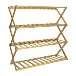 QUVIO Schoenenrek 4 Laags - Bamboe