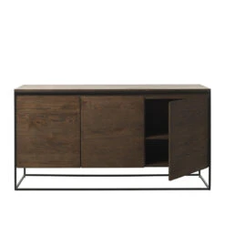 Giga Meubel Dressoir Eikenhout Smoked - 45x155x80cm - Kast Rivoli -VIDAL Salle De Bain Winkel 1000073368 0103