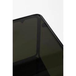 Giga Meubel Dressoir Zwart - Metaal & Glas - 35x80x89cm - Kast Liah -VIDAL Salle De Bain Winkel 1000073371 0103