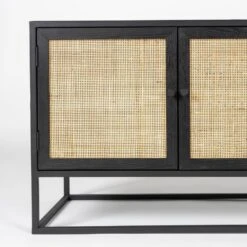 Puur Bjerka Dressoir MDF/rattan - Hout - Bruin -VIDAL Salle De Bain Winkel 1000074176 0102