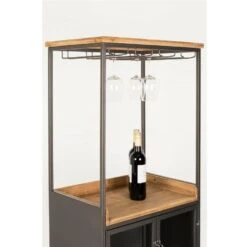 Puur Dalarö Wandkast Hoog - Hout - Bruin -VIDAL Salle De Bain Winkel 1000074183 0103