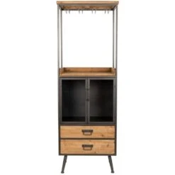 Puur Dalarö Wandkast Hoog - Hout - Bruin