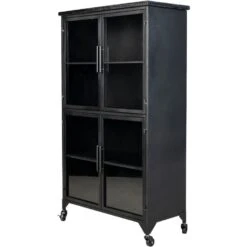 Puur Skåre Kast Groot - Hout - Zwart